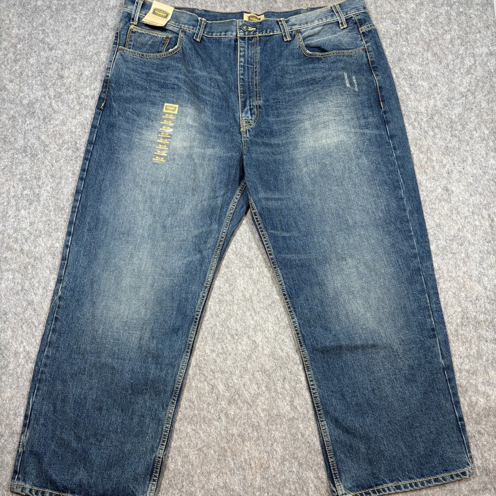 Foundry Jeans Men's Size 48 x 29 Blue Denim Relaxed Straight Baggy Casual Pants